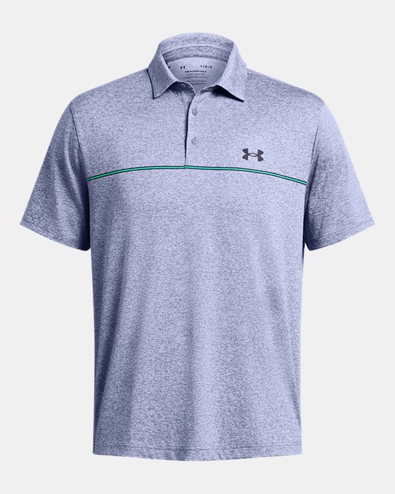 Men's UA Playoff 3.0 Stripe Polo in Purple image number 2